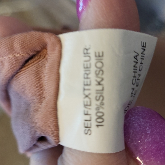 Haute Hippie Asymmetric Cowl Neck Long Sleeve Silk Blouse Size Small - Picture 10 of 12